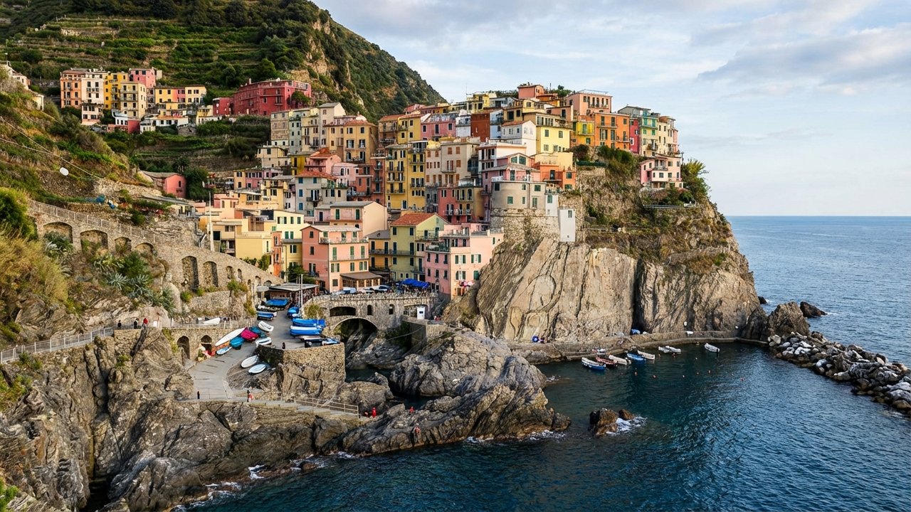 Les cinq villages des Cinque Terre accrochés aux falaises ligures