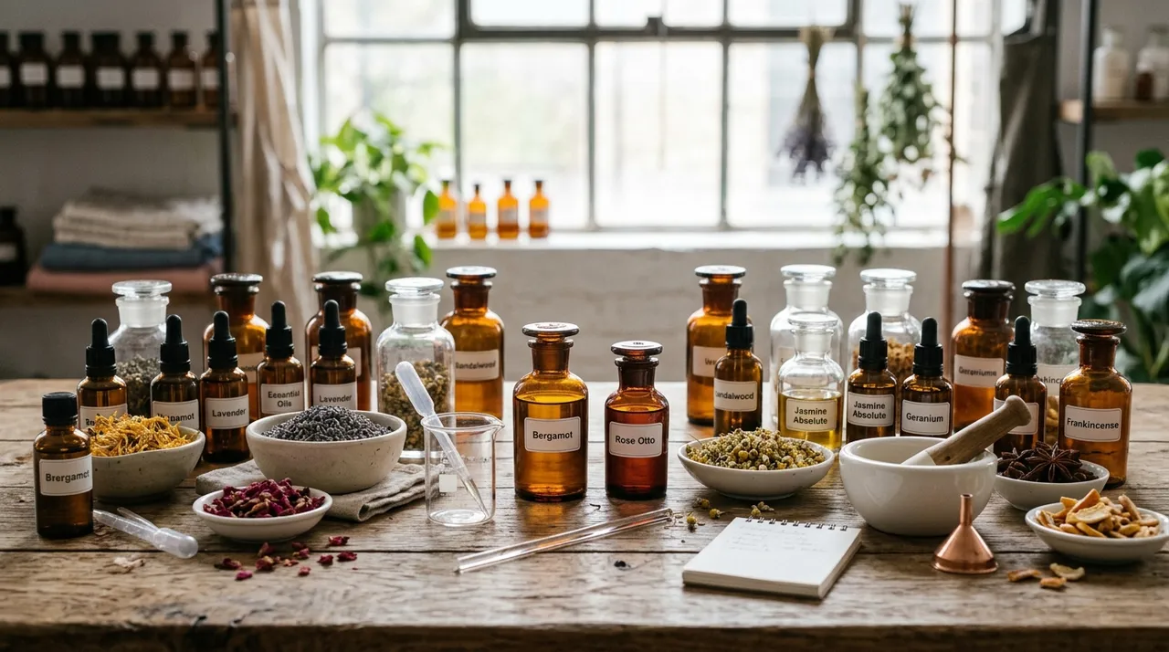 Atelier de création de parfum à Grasse