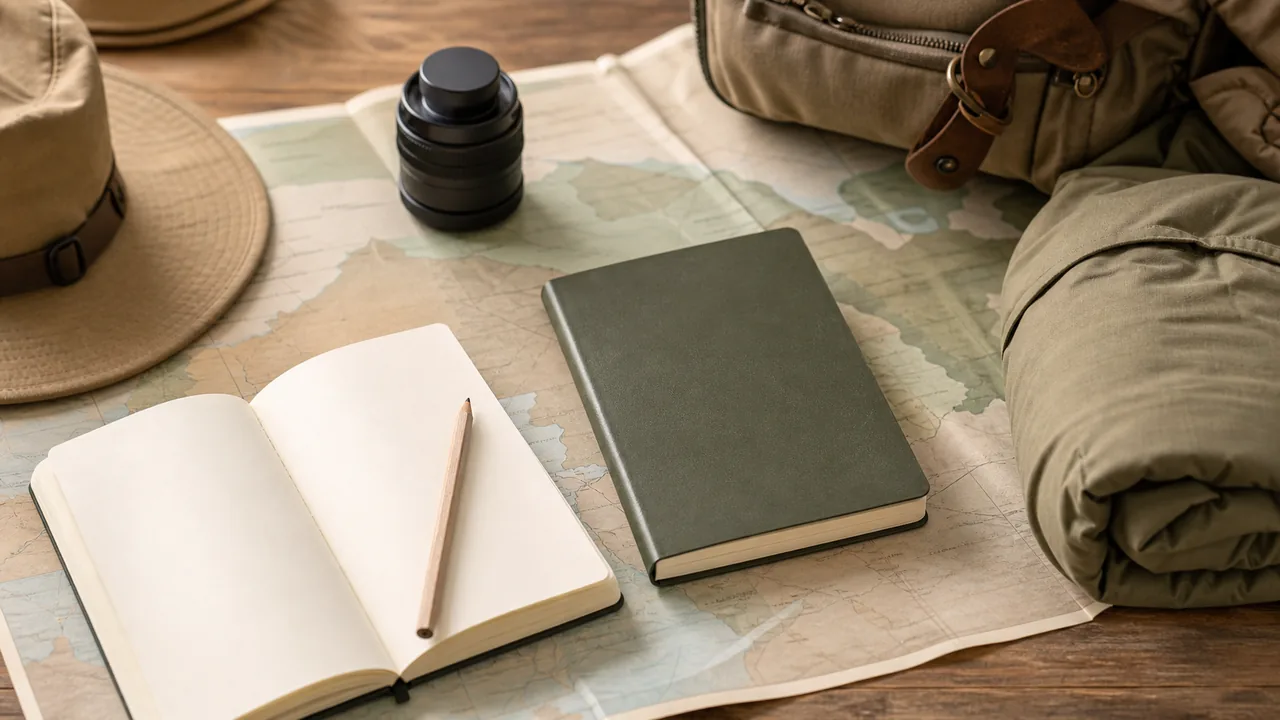 Carnet de voyage et carte pour préparer un séjour au Cameroun