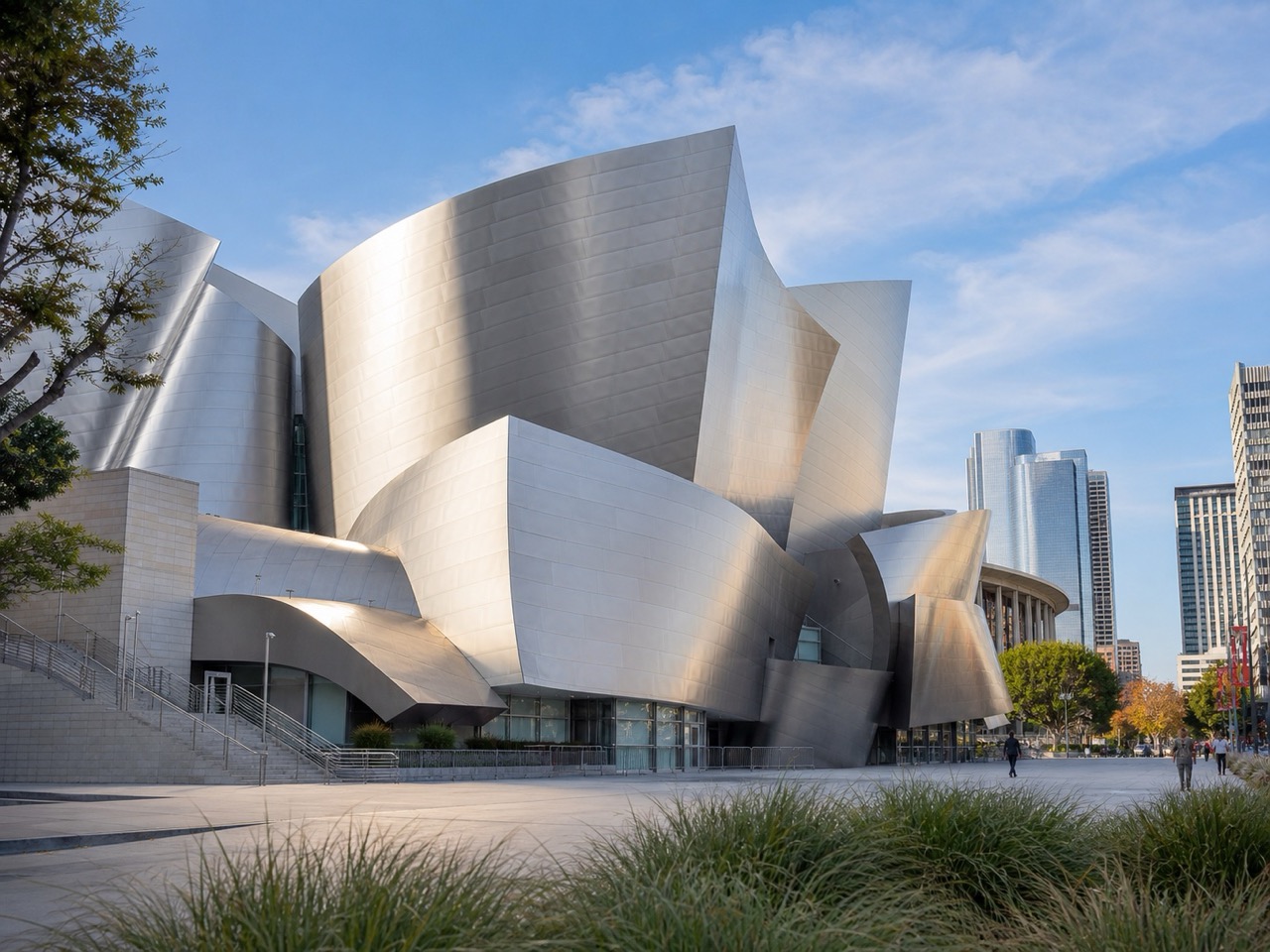 Architecture culturelle de Grand Avenue à Downtown Los Angeles