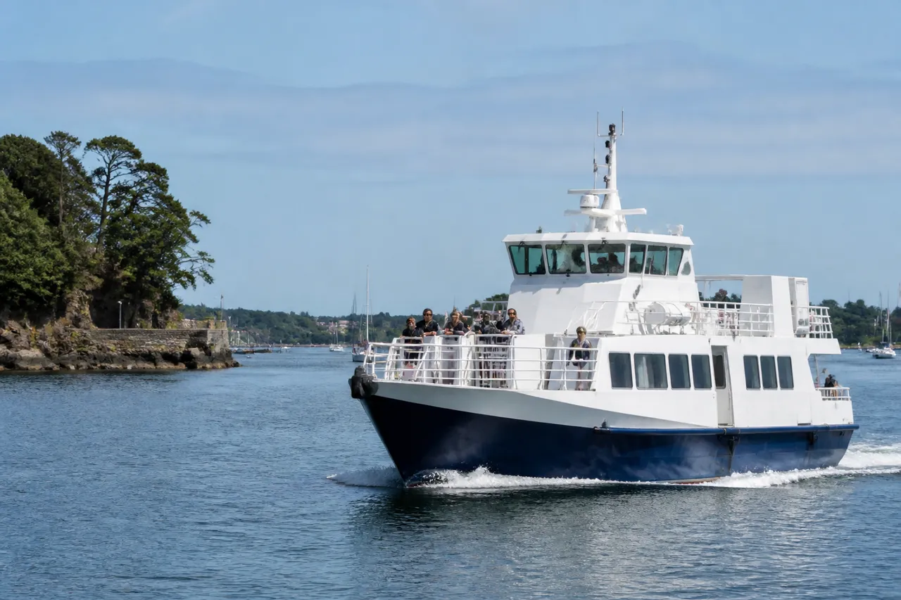 Bateau au départ de Port-Navalo vers Belle-Île-en-Mer